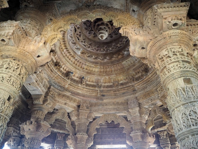 Central dome interior detail, Sabha Mandap at Sun Temple 